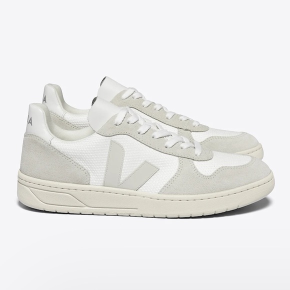 Veja Shoes - Veja Sneakers Size 9 V10 B Mesh Womens White Natural Pierre Suede New Shoes